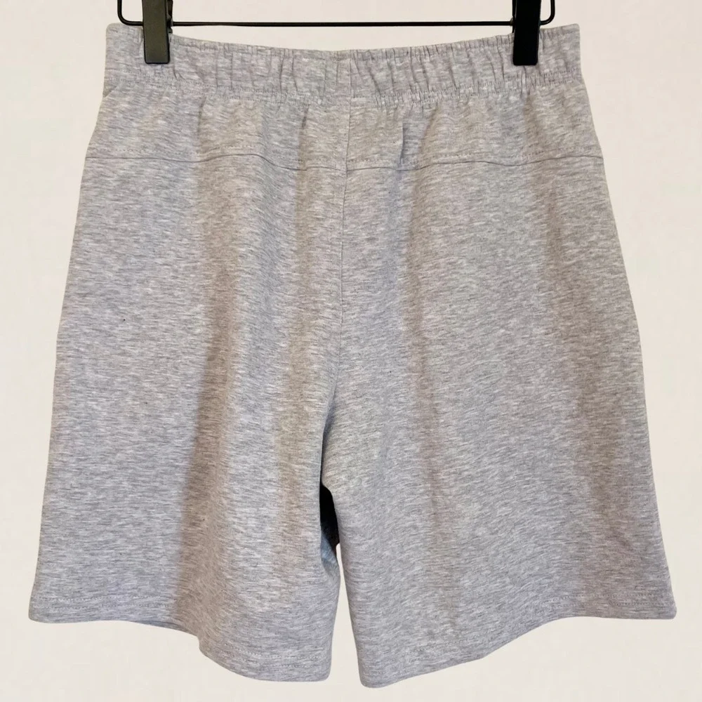 Champion Boys Heather Grey Athletic Shorts Zip Pockets Size L 14/16 NEW